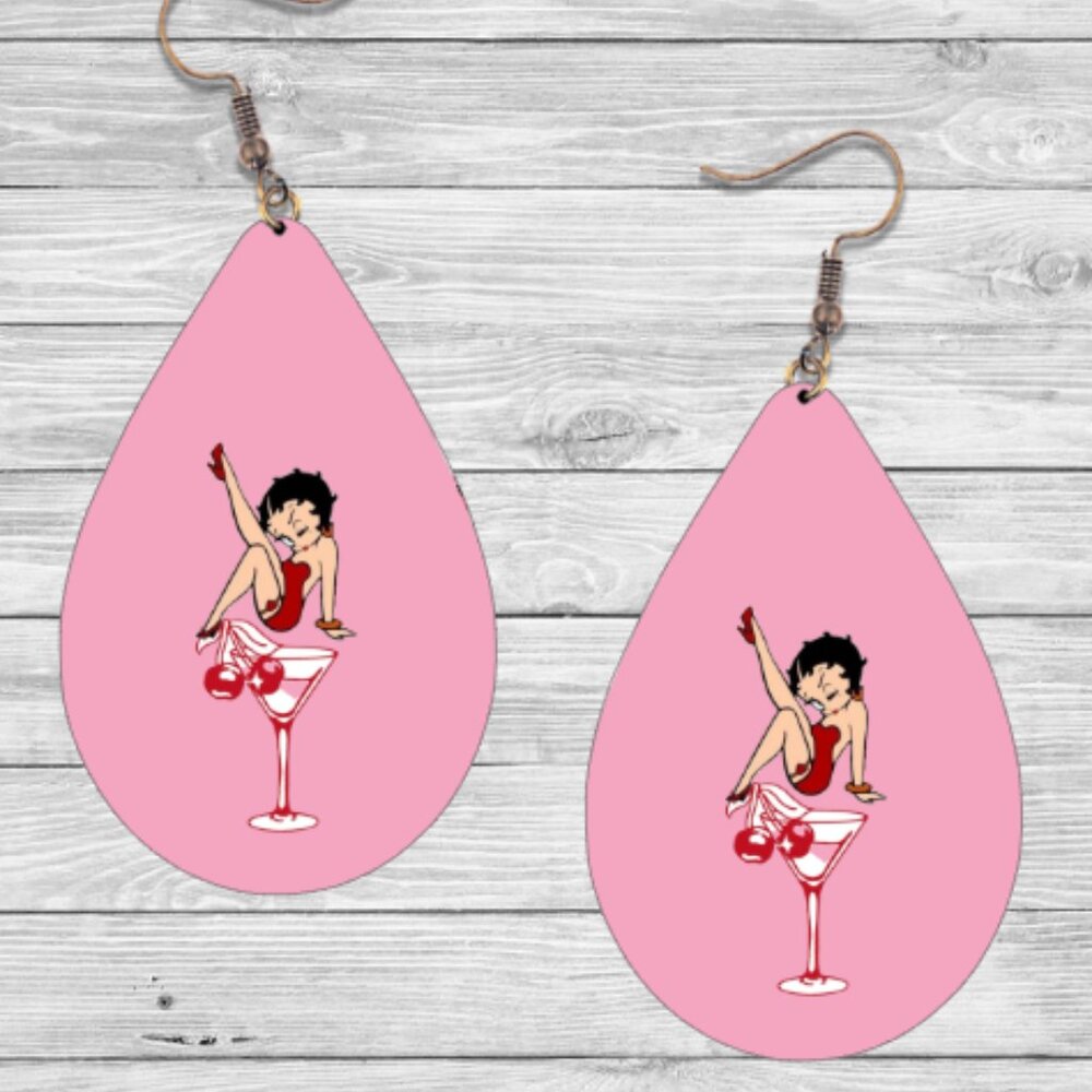 Betty Boop Earrings: Hypoallergenic